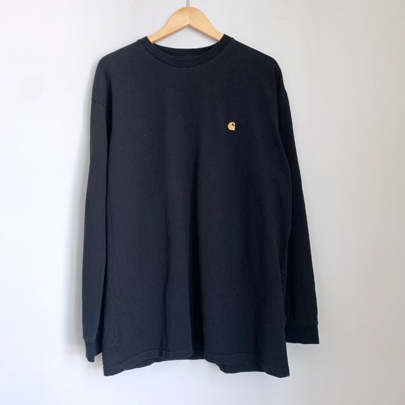 Carhartt WIP Other - Carhartt WIP Chase Long Sleeve T-Shirt Black